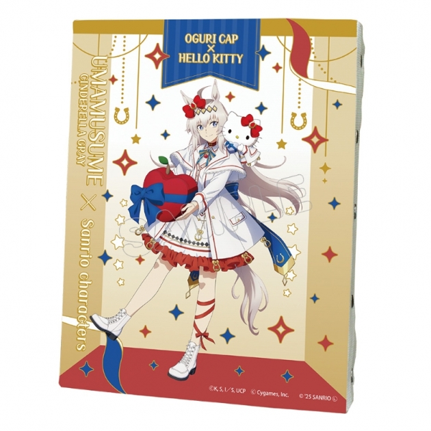 【グッズ-ボード】アニメ『ウマ娘 シンデレラグレイ』×サンリオキャラクターズ キャンバスボード オグリキャップ×ハローキティ