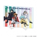 【グッズ-ボード】遊☆戯☆王デュエルモンスターズGX アクリルアートボード(A5サイズ)03/集合デザイン(描き下ろしイラスト)の画像
