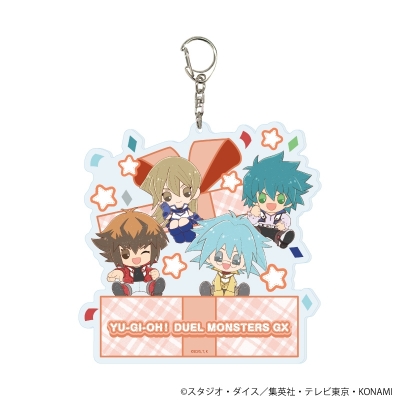 【グッズ-キーホルダー】遊☆戯☆王デュエルモンスターズGX デカアクリルキーホルダー01/集合A(ぽてぬいアート)