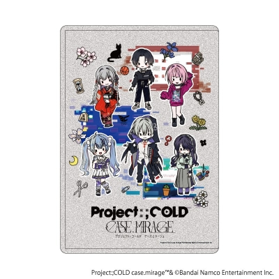 【グッズ-カードケース】Project:;COLD case.mirage キャラクリアケース02/集合デザイン(グラフアートイラスト)