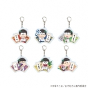 【グッズ-キーホルダー】おそ松さん アクリルキーホルダー03/和服ver. ブラインド(全6種)(ミニキャライラスト)の画像