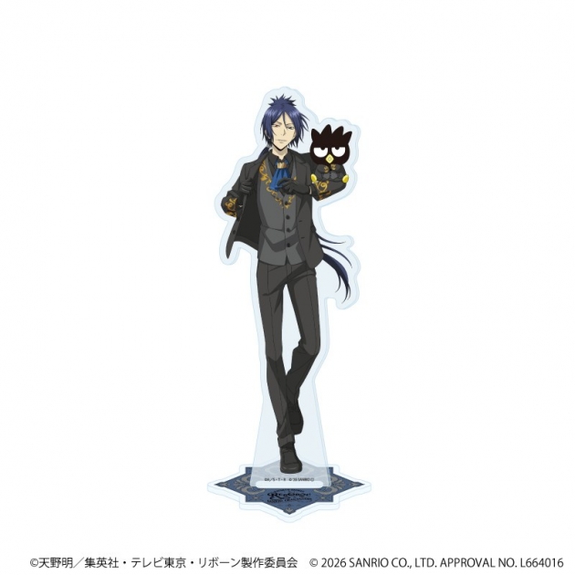 【グッズ-スタンドポップ】家庭教師ヒットマンREBORN!×SANRIO CHARACTERS ホログラムアクリルスタンド05/六道骸×バッドばつ丸