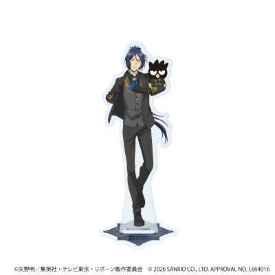 【グッズ-スタンドポップ】家庭教師ヒットマンREBORN!×SANRIO CHARACTERS ホログラムアクリルスタンド05/六道骸×バッドばつ丸