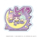 【グッズ-バッチ】金色のガッシュ!!×サンリオキャラクターズ おなまえアクリルプレートバッジ08/レイラ×リトルツインスターズ(コラボイラスト)の画像