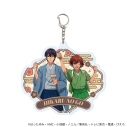 【グッズ-キーホルダー】ヒカルの碁 デカアクリルキーホルダー13/伊角慎一郎&和谷義高 和モダン×昔遊びver.(描き下ろしイラスト)の画像