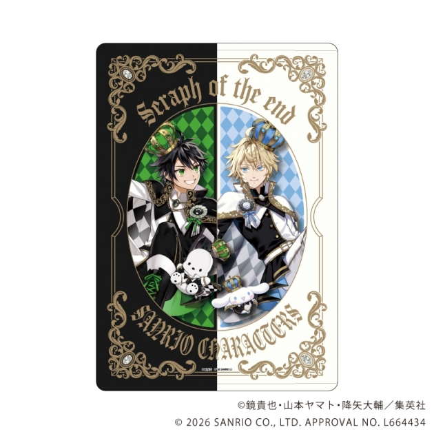 【グッズ-カードケース】終わりのセラフ×サンリオキャラクターズ キャラクリアケース03/集合デザイン(コラボイラスト)