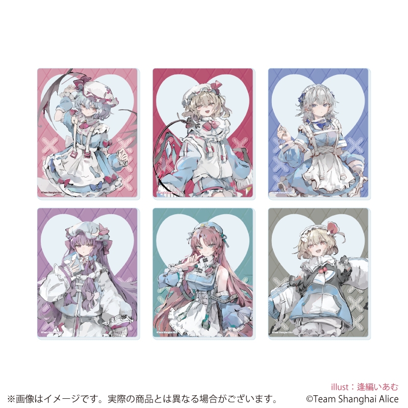 【グッズ-カード】東方Project アクリルカード06/天使界隈ver. ブラインド(全6種)(描き起こしイラスト)