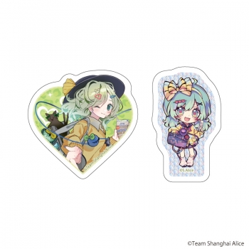 グッズ-ステッカー】東方Project クリアステッカー ミニ2種セット06 東方Project 平成ギャル アニメイト こいし