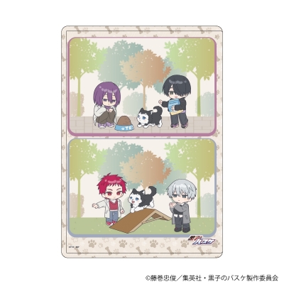 【グッズ-カードケース】黒子のバスケ キャラクリアケース47/テツヤ2号といっしょver. C(ミニキャライラスト)