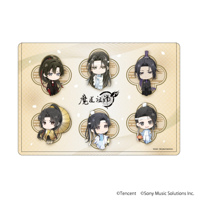 【グッズ-カードケース】漫画『魔道祖師』 キャラクリアケース01/A(ミニキャライラスト)