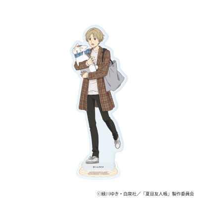 【グッズ-スタンドポップ】夏目友人帳 アクリルスタンド10/夏目貴志 チェック柄ver.(描き下ろしイラスト)