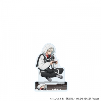 グッズ-スタンドポップ】『WIND BREAKER』 アクリルスタンド24/梶 蓮 梶蓮 WIND BREAKER coffee アクリル アートボード 原作絵