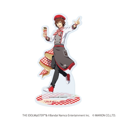 【グッズ-スタンドポップ】アイドルマスター SideM アクリルスタンド43/天ヶ瀬 冬馬 クレープ屋ver.(描き下ろしイラスト)