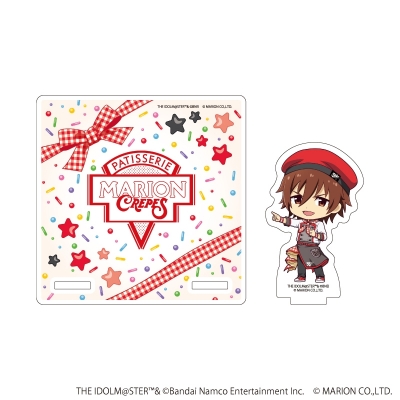 【グッズ-スタンドポップ】アイドルマスター SideM アクリルコースタースタンド01/天ヶ瀬 冬馬 クレープ屋ver.(ミニキャライラスト)