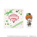 【グッズ-スタンドポップ】アイドルマスター SideM アクリルコースタースタンド03/若里 春名 クレープ屋ver.(ミニキャライラスト)の画像