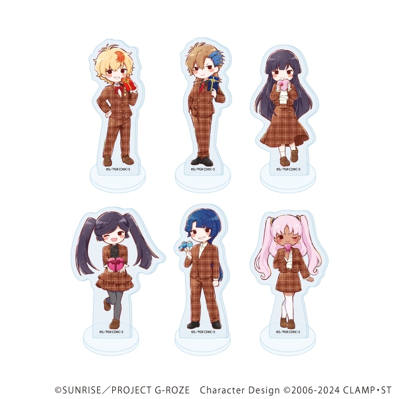 【グッズ-スタンドポップ】コードギアス 奪還のロゼ アクリルぷちスタンド02/バレンタインver.トレーディング(全6種)(グラフアートイラスト)
