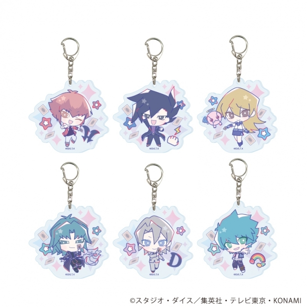 【グッズ-キーホルダー】遊☆戯☆王デュエルモンスターズGX Design produced by Sanrio アクリルキーホルダー01/ブラインド(全6種)(コラボイラスト)