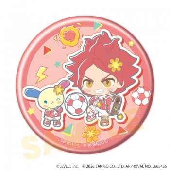グッズ-バッチ】イナズマイレブン×サンリオキャラクターズ 缶バッジ05 