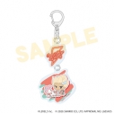 【グッズ-キーホルダー】イナズマイレブン×サンリオキャラクターズ 連結アクリルキーホルダー02/豪炎寺修也×マイメロディ(コラボイラスト)の画像