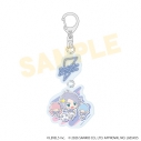 【グッズ-キーホルダー】イナズマイレブン×サンリオキャラクターズ 連結アクリルキーホルダー05/吹雪士郎×リトルツインスターズ(コラボイラスト)の画像