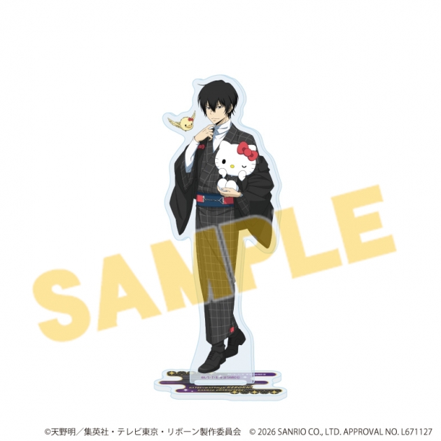 【グッズ-スタンドポップ】家庭教師ヒットマンREBORN!×SANRIO CHARACTERS アクリルスタンド53/雲雀恭弥×ハローキティ