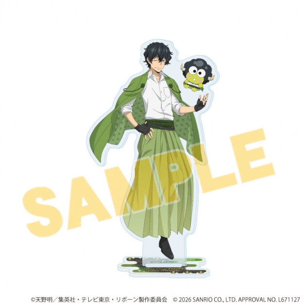 【グッズ-スタンドポップ】家庭教師ヒットマンREBORN!×SANRIO CHARACTERS アクリルスタンド55/ランボ×けろけろけろっぴ