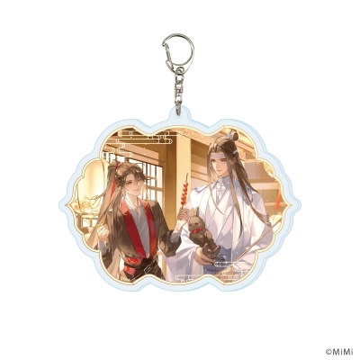 【グッズ-キーホルダー】大河幻想ラジオドラマ「魔道祖師」 デカアクリルキーホルダー02/魏無羨&藍忘機(原作) デートver.(描き下ろしイラスト)