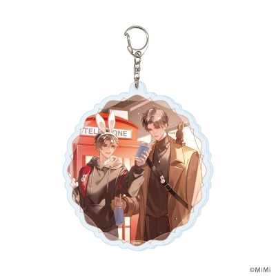 【グッズ-キーホルダー】大河幻想ラジオドラマ「魔道祖師」 デカアクリルキーホルダー03/魏無羨&藍忘機(現代) デートver.(描き下ろしイラスト)