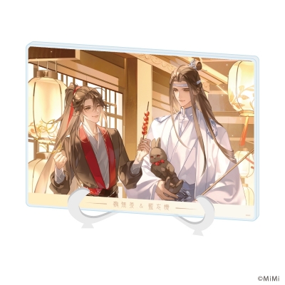 【グッズ-ボード】大河幻想ラジオドラマ「魔道祖師」 アクリルアートボード(A5サイズ)01/魏無羨&藍忘機(原作) デートver.(描き下ろしイラスト)