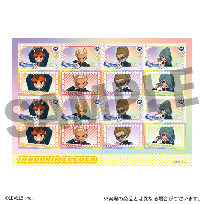 【グッズ-シール】イナズマイレブン 英雄たちのヴィクトリーロード プリントシール 平成ポップver. Aパターン