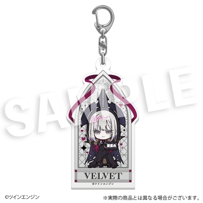 【グッズ-キーホルダー】THE RIBBON HERO リボンヒーロー フレフレンズアクリルキーホルダー ベルベット