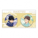 【グッズ-バッチ】ハイキュー!! 缶バッジセット お正月ビジュアル (影山飛雄・及川 徹)【再販】の画像