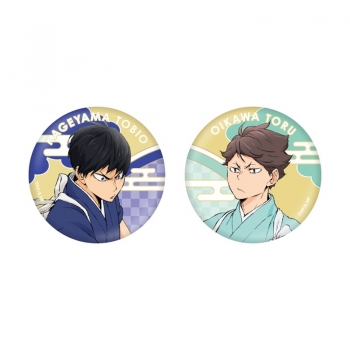 グッズ-バッチ】ハイキュー!! 缶バッジセット お正月ビジュアル (影山 