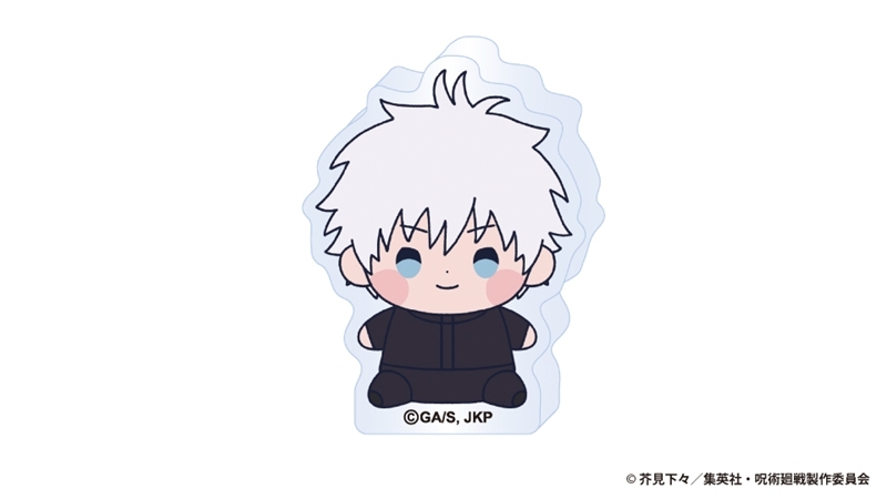 【グッズ-置きもの】アニメ『呪術廻戦』5周年 もっちび アクリルブロック 五条 悟