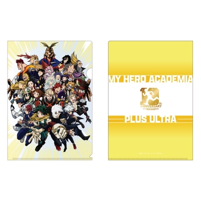 【グッズ-クリアファイル】僕のヒーローアカデミア TVアニメ10周年キービジュアル クリアファイル