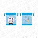 【グッズ-巾着】アニメ『呪術廻戦』5周年 巾着 五条 悟(懐玉・玉折) shopping ミニキャラ ver.の画像