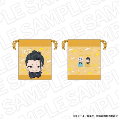 【グッズ-巾着】アニメ『呪術廻戦』5周年 巾着 夏油 傑(懐玉・玉折) shopping ミニキャラ ver.