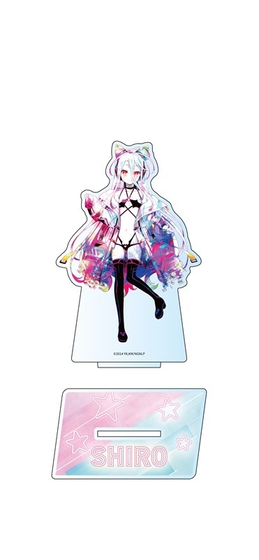 【グッズ-スタンドポップ】ノーゲーム・ノーライフ デカアクリルスタンド　PALE TONE series　白　サイバーバニー ver.