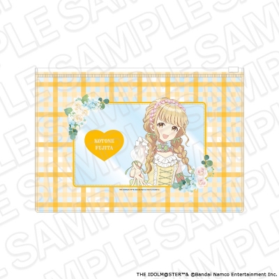 【グッズ-ポーチ】学園アイドルマスター クリアポーチ 藤田ことね floral dress ver.