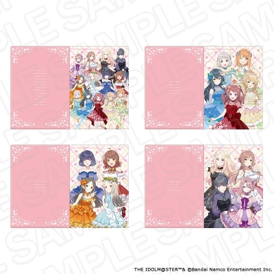 【グッズ-クリアファイル】学園アイドルマスター クリアファイルセット floral dress ver.