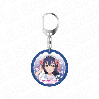 【グッズ-キーホルダー】ラブライブ! ラメアクリルキーホルダー 園田海未 茶寮 ver.