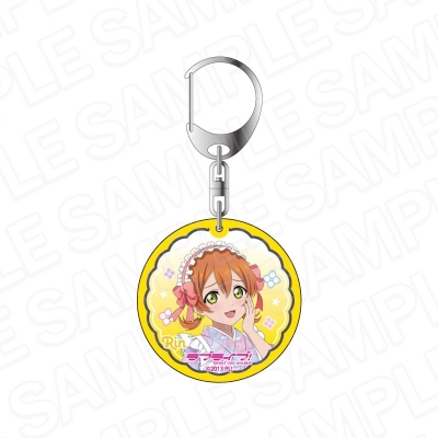 【グッズ-キーホルダー】ラブライブ! ラメアクリルキーホルダー 星空 凛 茶寮 ver.