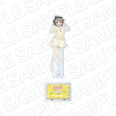 【グッズ-スタンドポップ】ラブライブ!虹ヶ咲学園スクールアイドル同好会 アクリルフィギュア 中須かすみ サウナ ver.