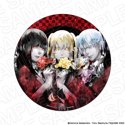 【グッズ-バッチ】賭ケグルイ デカンバッチ PALE TONE series 蛇喰夢子&早乙女芽亜里&桃喰綺羅莉 vol.4