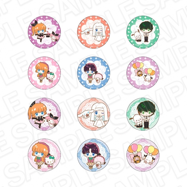 【グッズ-バッチ】怪盗セイント・テール×サンリオキャラクターズ ホログラムカンバッジ(ランダム)
