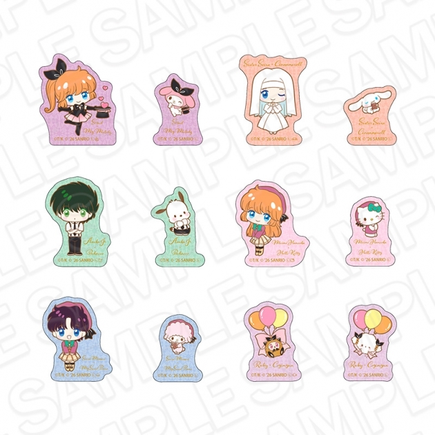 【グッズ-ステッカー】怪盗セイント・テール×サンリオキャラクターズ アクリルステッカー(ランダム)