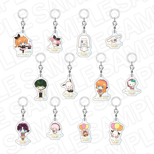 【グッズ-チャーム】怪盗セイント・テール×サンリオキャラクターズ アクリルチャーム(ランダム)