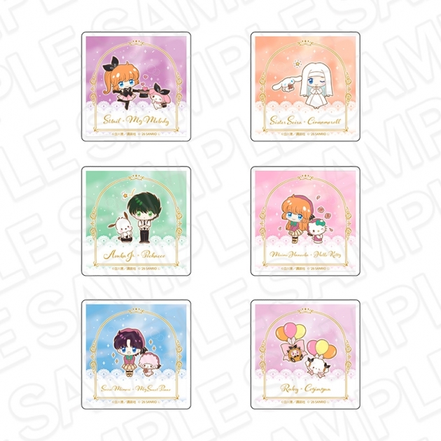 【グッズ-置きもの】怪盗セイント・テール×サンリオキャラクターズ ミニアクリルブロック(ランダム)