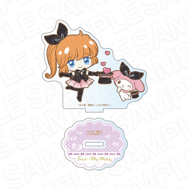 【グッズ-スタンドポップ】怪盗セイント・テール×サンリオキャラクターズ アクリルフィギュア 怪盗セイント・テール×マイメロディ