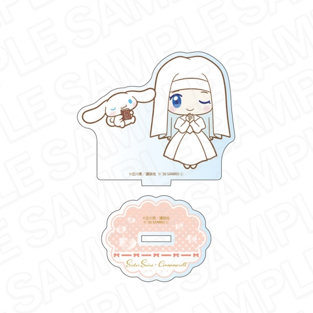 【グッズ-スタンドポップ】怪盗セイント・テール×サンリオキャラクターズ アクリルフィギュア シスター×シナモロール